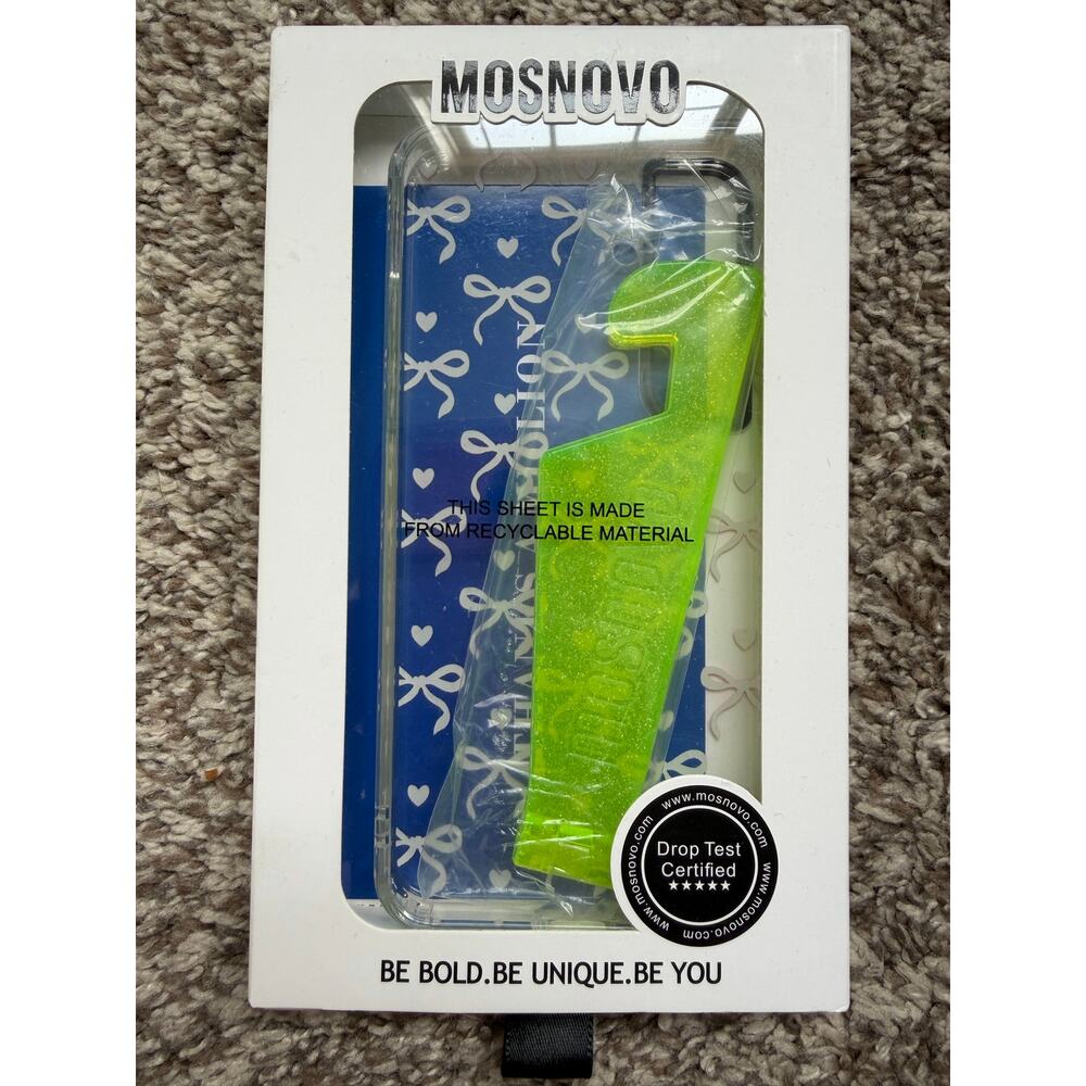 MOSNOVO Pink Bow Hearts Coquette Phone Case Samsung Galaxy S25 Clear Buffertech